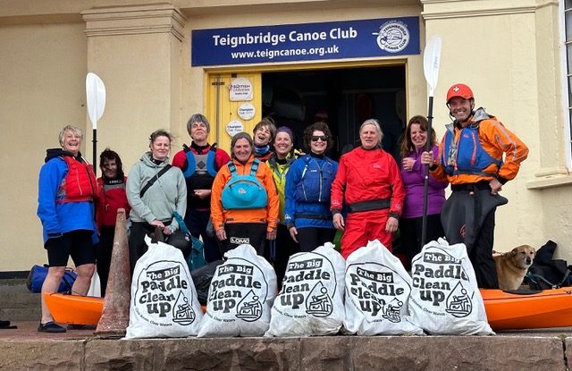 Teignbridge Canoe Club looking after the River Teign Estuary